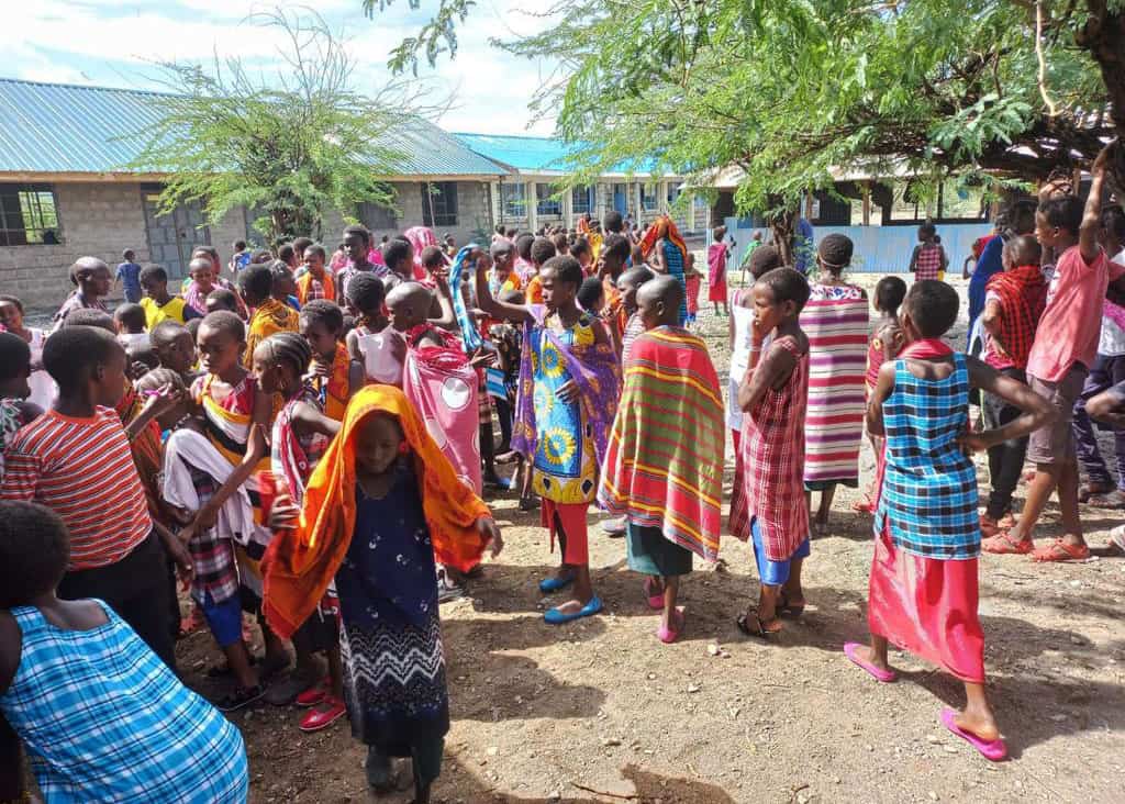 Hundreds of Children Attend a Children's Rally for Surrounding Communities